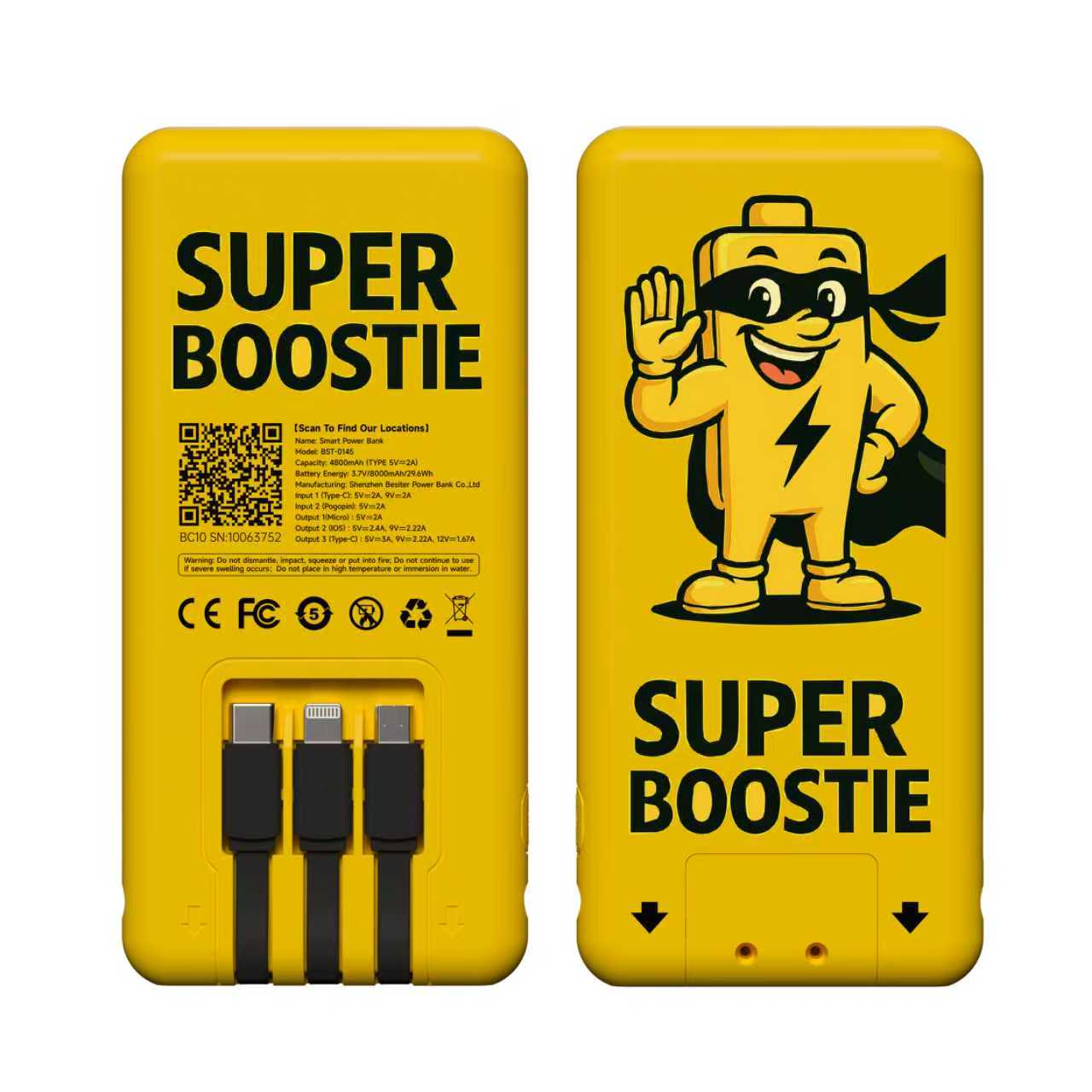 Juice Box fast charge power bank SUPER BOOSTIE